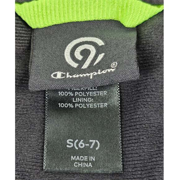 CHAMPION C9 BOYS OUTERWEAR SMALL GRAY FULL ZIP FLEECE JACKET SIZE SMALL (6-7) - Picture 6 of 9